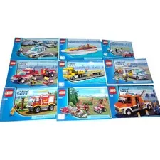 Lot Of  Lego Instruction Manual 