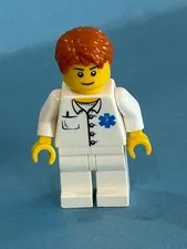 LEGO City Hospital Minifig doc035a - Doctor - Scratches/No Cracks