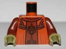 LEGO® Part 973pb1056c01 Torso SW Neimoidian Viceroy Robe Pattern  (Nute Gunray)