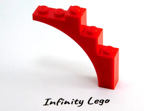 6 LEGO Red Arch 1 x 5 x 4 Scuderia Ferrari Truck (2339 14395 75913) - 6 Pieces