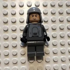 LEGO StarWars grey sith general Minifigure w/ Helmet 