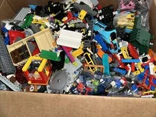 Lego Lot 20 Pounds Mixed Pieces Bulk Doors, Windows, Wheels, Plates, Cars