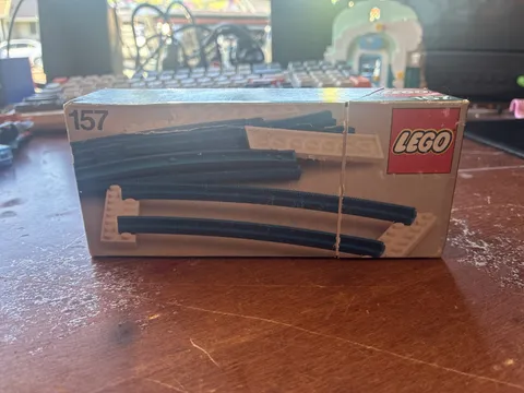 Lego Blue Rails Set-157 Train Tracks Curve Rails Classic Lego System 1977 Toy