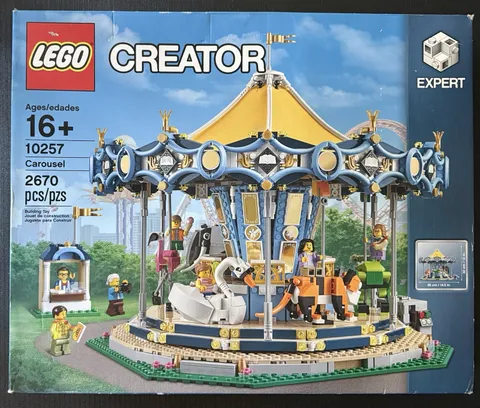 LEGO Creator Expert: Carousel (10257) Retired Set New Factory Sealed Worn Box