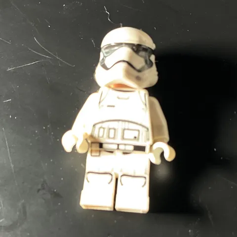 LEGO Star Wars First Order Stormtrooper Minifigure w/ Helmet, White Armor