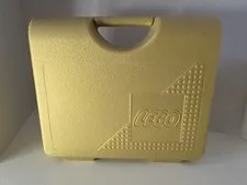 Vintage Lego 1997 Gold  Hard Plastic Storage Carrying Case