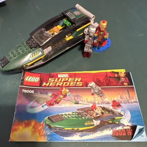 LEGO Marvel Super Heroes Iron Man Extremis Sea Port Battle 76006 195 pcs