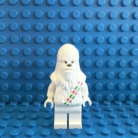 LEGO Star Wars Snow Chewbacca Minifig White 75146 Advent Calendar Christmas CC32