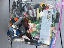 Lot Of 1.5 Pound Bags Of Lego, Random Lot With Minifigs And Bionicle And Pieces