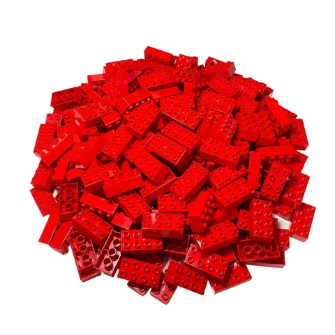 2x4 Bricks Building Blocks Basic Building Blocks Red - 3011 NEW! Lot 25x