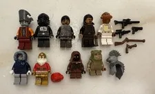 LEGO Star Wars Minifigure Lot Ackbar Nute Gunray Tasu Jawa Ewok C3PO + More