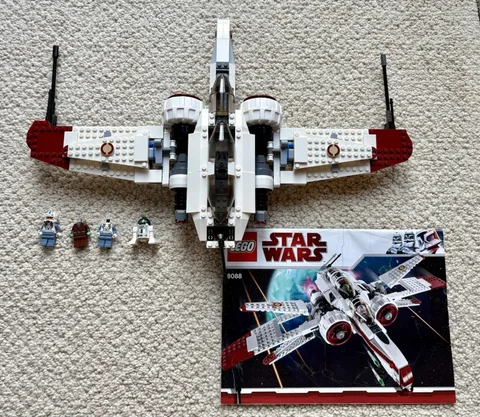 LEGO Star Wars ARC-170 Starfighter Incomplete w/4 Minifigures (Read Description)