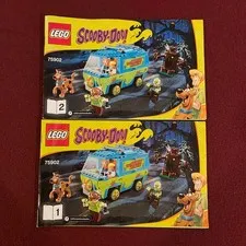 Lego 75902 Instruction books Only for Scooby-Doo The Mystery Machine