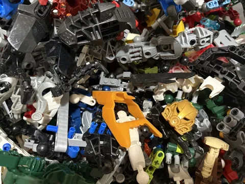 LEGO Bionicle Hero Factory 1+ Pound Bulk Lot Random Parts Pieces Masks Armor HTF