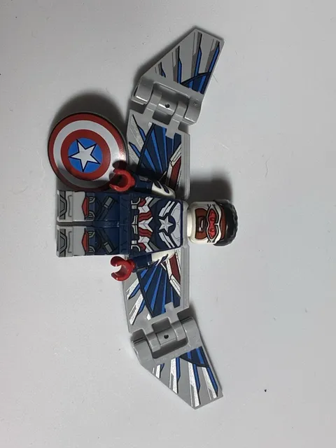 Lego 71031 Sam Wilson Minifigure, Captain America. Marvel Series 1 CMF (Genuine)