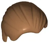 LEGO Minifigure, Hair Combed Front to Rear Part 92081