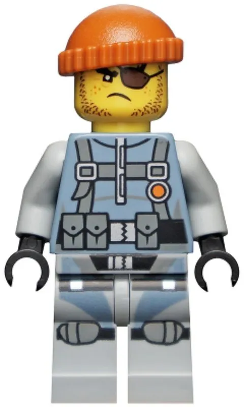 LEGO® Minifig njo0325 - Shark Army Thug - Small Knee Plates