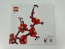 Lego Botanicals Plum Blossom 10369 Instructional Manual Only