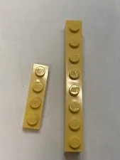 LEGO Parts Yellow Bricks/Blocks Lot of 2• 1x8, 1x4￼