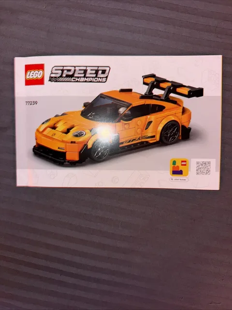 Lego 77239 Speed Champions Instructions Booklet Manual Only