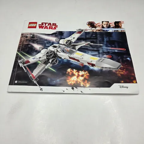 LEGO Star Wars X-Wing Starfighter Instruction Manual 75218 Building Guide Only