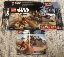 LEGO Star Wars 75174 Desert Skiff Escape BOX And MANUAL ONLY!!! 