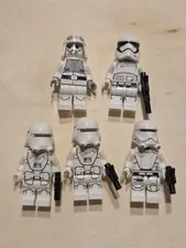 LEGO Star Wars First Order Stormtroopers lot of 5 w/ Weapons