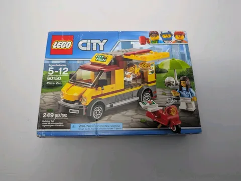 LEGO City 60150 Pizza Van Scooter Food Truck Delivery Chef New Sealed BOX DMG