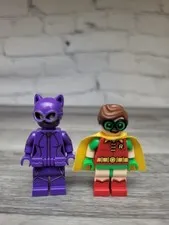 LEGO DC Super Heroes Robin Goggles Minifigure Batman Movie 70902 Catwoman Lot