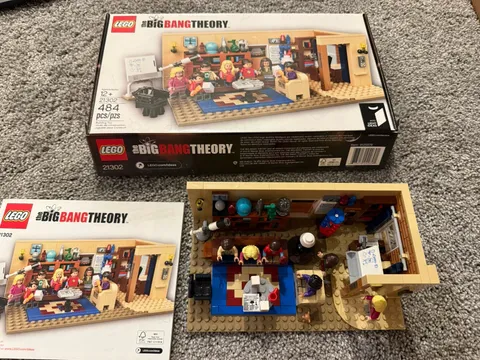 LEGO Ideas: The Big Bang Theory (21302) L Set With Box Minifigures Instructions