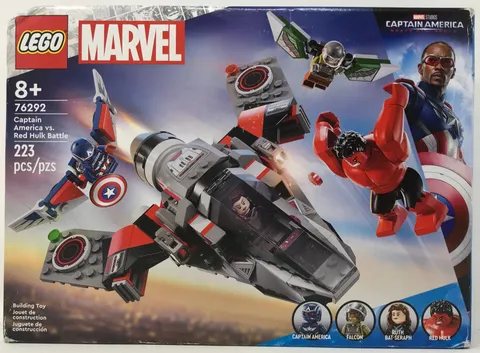 Lego Marvel: Captain America vs Red Hulk Battle (76292) [DAMAGED BOX]