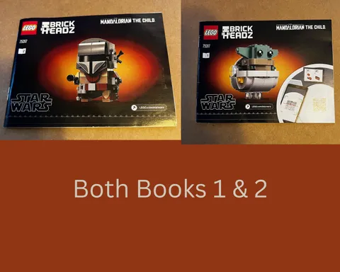 LEGO 75317 Star Wars Instruction Manual ONLY Mandalorian The Child Books 1 & 2
