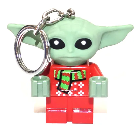 LEGO Star Wars Grogu Baby Yoda Christmas Sweater LED Key Light Keychain