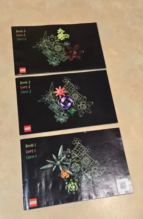 LEGO Botanical Collection Succulents instruction manuals #10309