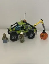 *Retired* LEGO 60121 - Volcanic Exploration Truck - 100% Complete With Minifigs