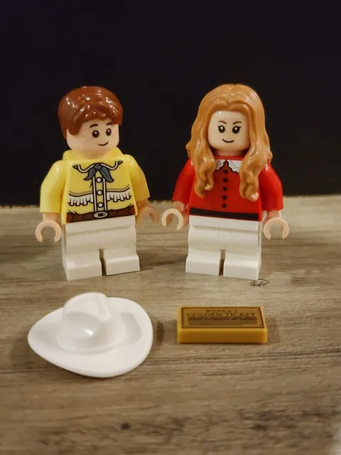 LEGO 21360 MIKE TEAVEE & VERUCA MINIFIGURE WILLY WONKA & THE CHOCOLATE FACTORY