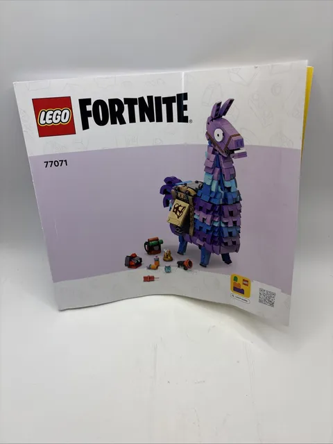 Lego Fortnite 77071 Supply Llama Instruction Manual Only