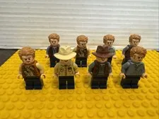 Lego Minifigure Owen Grady Lot X8 Jurassic World / Park