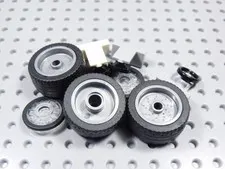 LEGO Lot of Vehicle Lot Tires Steering Wheels Minifig BV