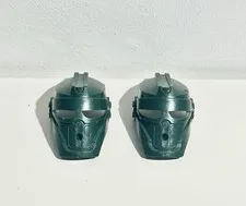 LEGO 2x DARK GREEN BIONICLE MASK MAHIKI Part #47307 from set 8605 8723