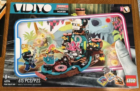 LEGO Punk Pirate Ship VIDIYO (43114) Mermaid, Shark NIB