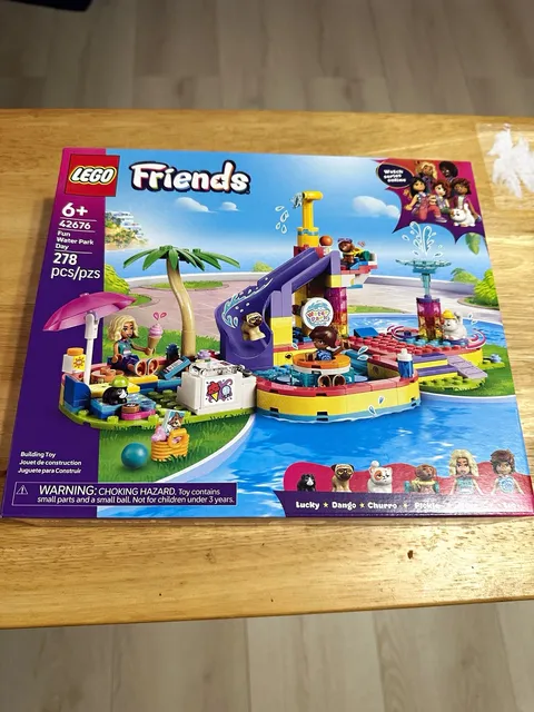 LEGO Friends Fun Water Park 42676 Set, 278 Pieces, Mini-Dolls, Age 6+