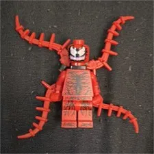 LEGO Marvel Carnage Minifigure w/ Red Symbiote Tentacles Spider-Man 6+