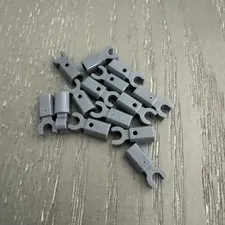 LEGO Bar Holder with Clip (11090 / 44873) Dark Gray 14 Pieces
