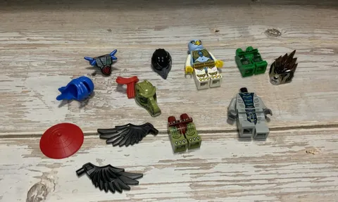 LEGO Ninjago Minifigures Lot Head Torso Legs Masks Wings Parts Pieces Minifigs