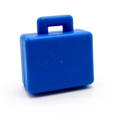 LEGO DUPLO Suitcase Luggage Briefcase Duplo Bunny Embossed on Both Sides Blue 6427