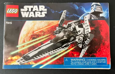 Lego Star Wars 7915 Imperial V-Wing Starfighter - Manual, Instructions ONLY