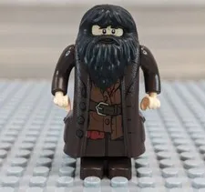 LEGO Harry Potter Hagrid Minifigure 4707 Hagrids Hut Retired hp009 