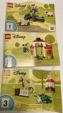 lego disney 10775 Mickey & Donald’s Farm set of 3 manuals instructions
