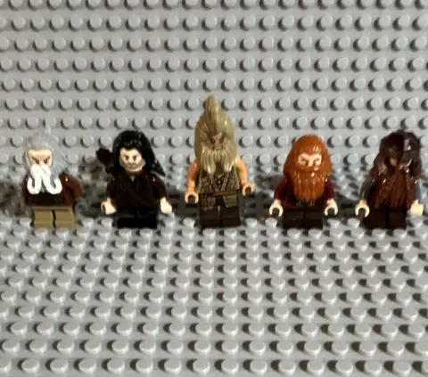 LEGO LOTR Dwarf Minifigure Lot
